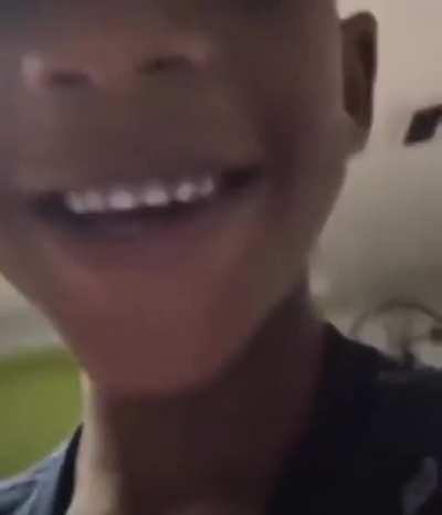 Kid plays a funny prank on his brother