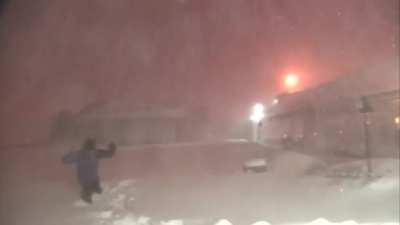 Weatherman Jim Cantor is extremely passionate about “thunder snow”