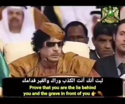 Gotta wear your 'phuk you' glasses when you come to burn down the King of the Sauds.