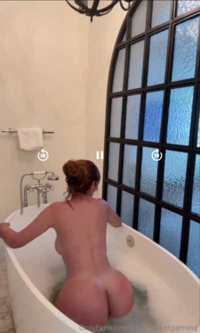 En el baño