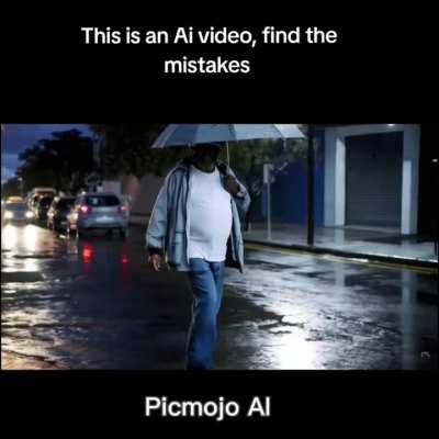 AI generated video, find the mistakes