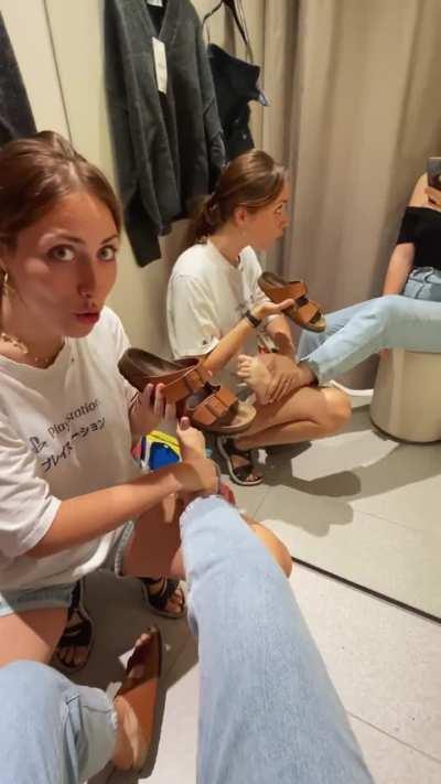 Yes, girls like us actually exist. And we like to share cubicles. (FF)