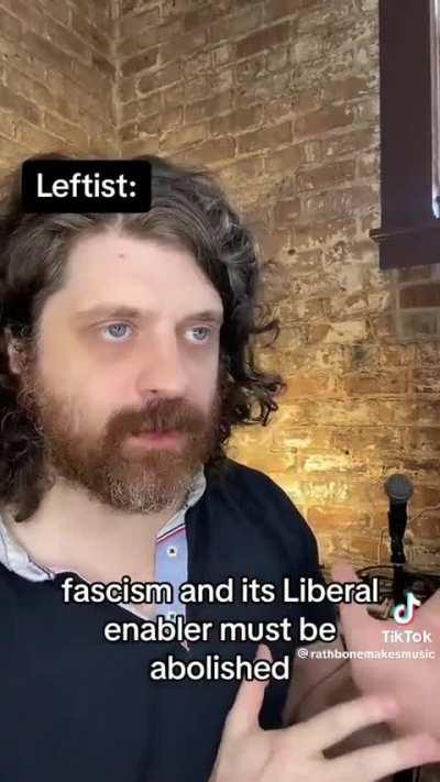 A Leftist, conservative, and liberal walk into a bar