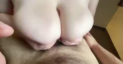 Driving hubby wild with my big tits 🥺