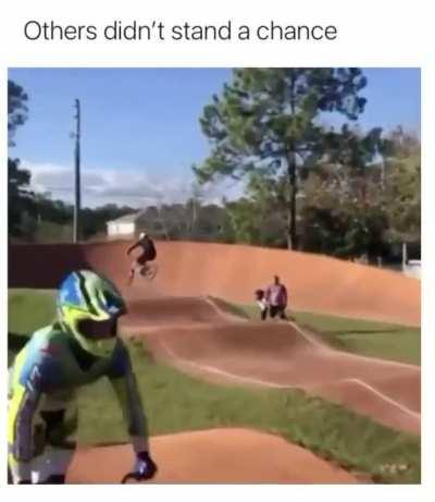 This guys BMX skills