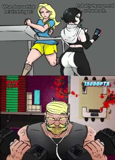 Haha Hotline Miami music go brrrrr