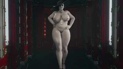 Thicc Lady Dimitrescu Walking (GeneralButch) [Resident Evil]
