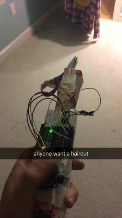 I invented one handed scissors