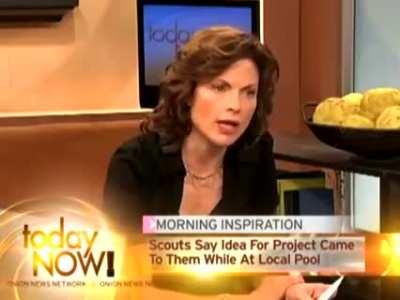 12 year old boy scouts offer to give breast exams (credit to the onion)