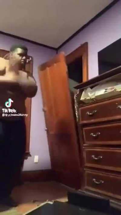 He just wanted to dance.