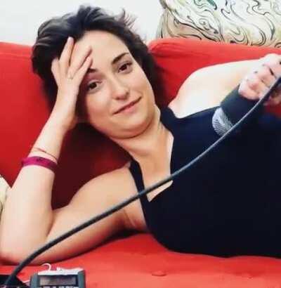 Milana Vayntrub is busty fuckmeat.