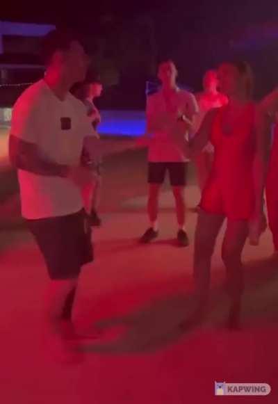 Messi tirando los pasos prohibidos