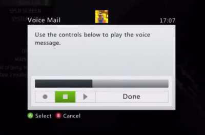Roger left an Xbox message??