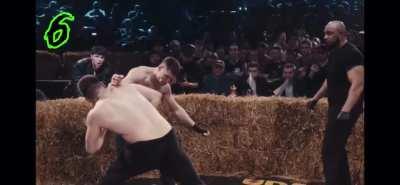 Pro bare knuckle KO compilation