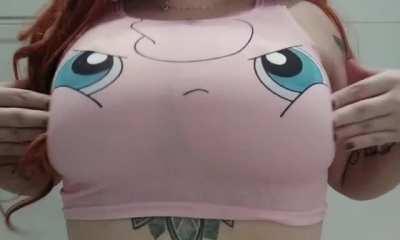 [OC][VIDEO]I hope that me jiggling my puffs will bring you some extra energy on this tuesday <3