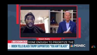 Remember when Biden said you weren't black if you didn't vote for him?