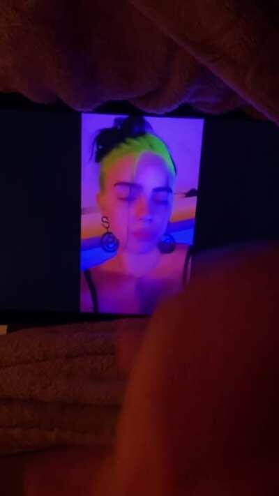 Billie’s newest IG story made me cum a thick load