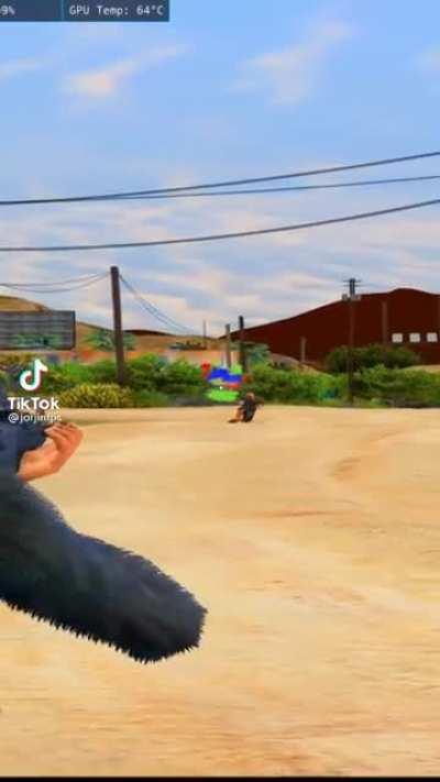 Monke starts revolution against silly humans with phone call to other monkes