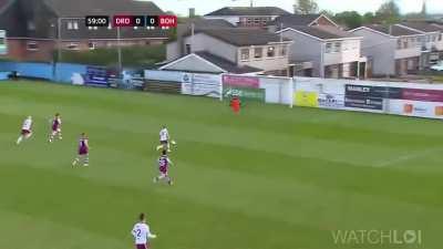 Drogheda United 0-[1] Bohemians - Liam Burt, 59'. League of Ireland. Fantastic team goal.