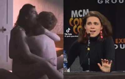 Hayley Atwell acting out last night