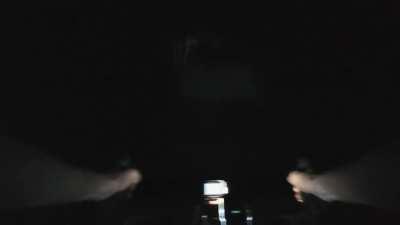 Bizarre (sleepwaker?) encounter in the middle of the forest at night.