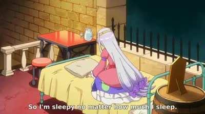 She can't get enough sleep