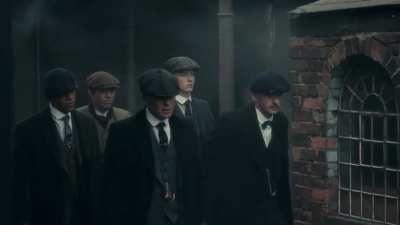 Me and the boys on our way to (Peaky Blinders version)