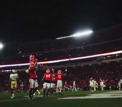 Slapped his helmet like it was a button to launch the fireworks