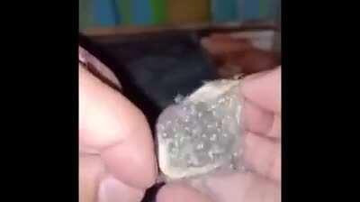 A guy meets lots of new friends!