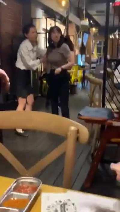 Karen yells at Chinese woman for not having a Chinese boyfriend