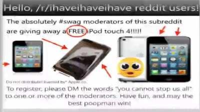 wholey cr*p!!!!!!! fre IPOD tuch 4!!!!!!