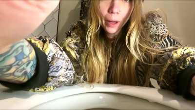 Anyone else have to sneak a camera into the bathroom when guests are over? Oh just me... okay [f]