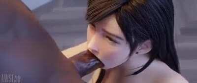 Tifa Lockhart BBC Blowjob (Setarcos04) [Final Fantasy 7]