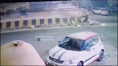 Man sustains critical injuries, after speeding car crashes into him, while crossing the road.