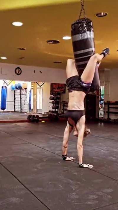 She found another use for that bag.