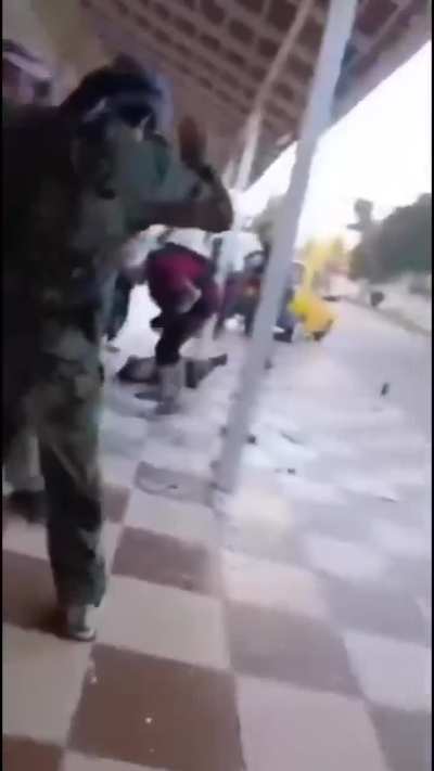 Clashes between Bedouin tribesmen and Druze militants inside Suwayda city