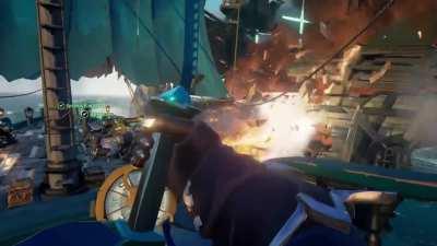 never a dull moment in the sea of thieves