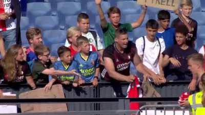 Man pulls shirt out of boy's hands