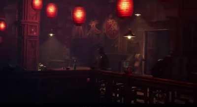 Smoke helps an old lady from falling and the Lin Kuei help rebuild her tea house❤️🥰