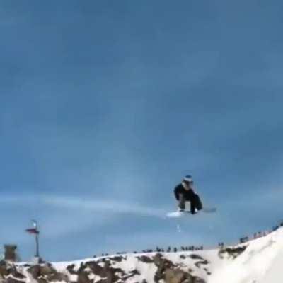 The first triple cork preformed by a woman. This is Anna Gasser