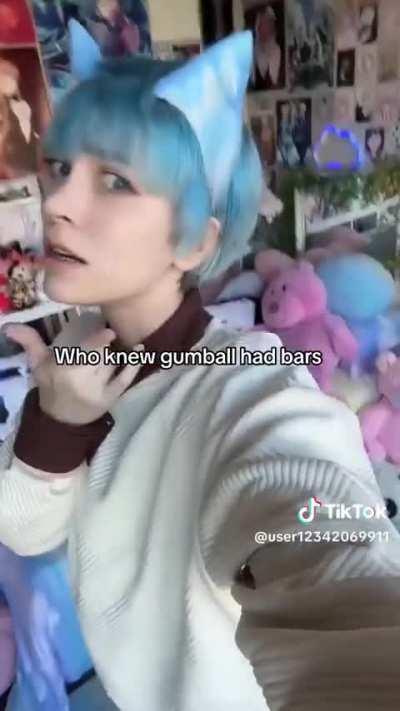 Who knew gumball had bars 