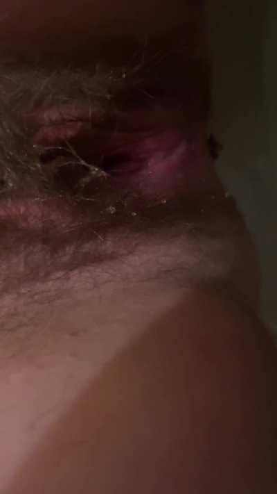 Wifey going potty at work