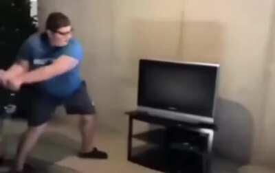 To break the Tv