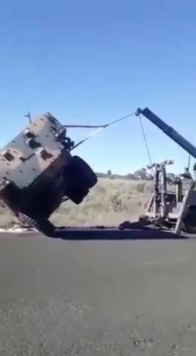 Trying to rescue a truck