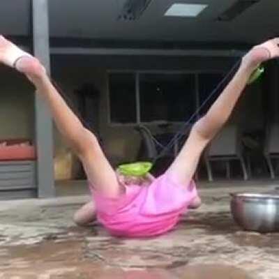 An opposite and equal reaction...in the nuts