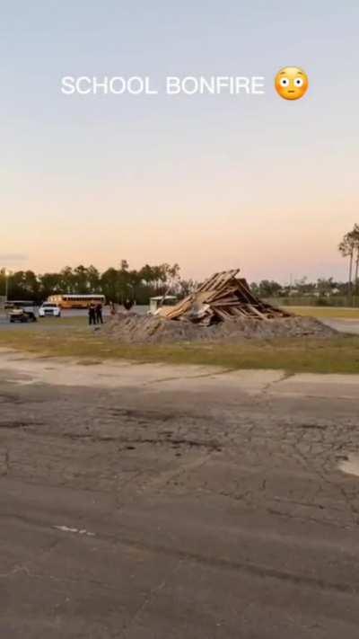School bonfire