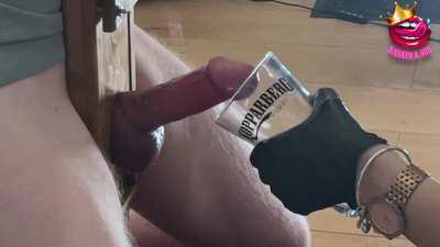 Strap yourself in my milking chair so I can edge your cock and ruin your orgasms 