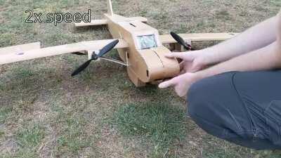 Fully folded to flying! I finally made a full video of my foldable plane in action!