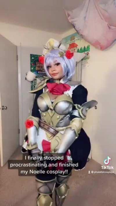 [OC] My finished Noelle cosplay! 😄@phalafelcosplays