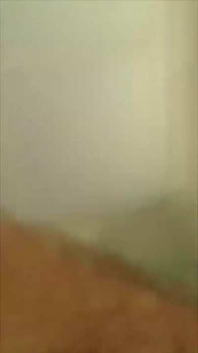 The captain has turned on the fasten seat belts sign